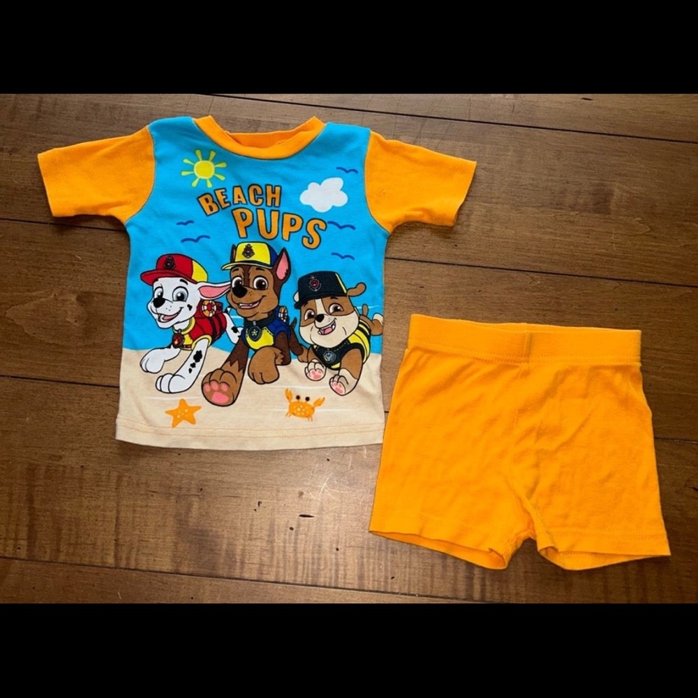 3T Paw Patrol beach pajama set